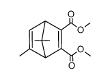 dimethyl 5,7,7-trimethyl-2,5-norbornadiene-2,3-dicarboxylate结构式