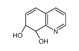 (7R,8R)-7,8-dihydroquinoline-7,8-diol Structure
