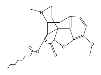 [(4R,4aS,7aR,12bS)-9-methoxy-3-methyl-7-oxo-2,4,7a,13-tetrahydro-1H-4,12-methanobenzofuro[3,2-e]isoquinoline-4a-yl] octanoate Structure