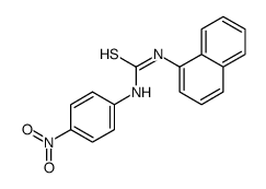 1-naphthalen-1-yl-3-(4-nitrophenyl)thiourea Structure