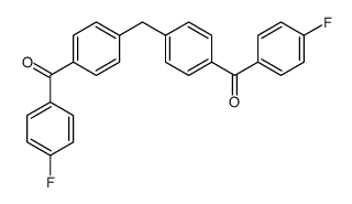 [4-[[4-(4-fluorobenzoyl)phenyl]methyl]phenyl]-(4-fluorophenyl)methanone Structure
