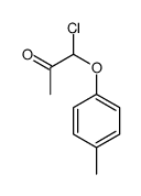 1-chloro-1-(4-methylphenoxy)propan-2-one Structure