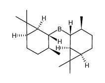 bis(2-isocaranyl)borane Structure