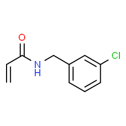 2-PROPENAMIDE, N-[(3-CHLOROPHENYL)METHYL]- structure