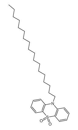 10-octadecyl-phenothiazine-5,5-dioxide结构式