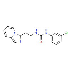 1-(3-Chlorophenyl)-3-[2-(imidazo[1,5-a]pyridin-3-yl)ethyl]urea Structure