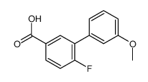 6-FLUORO-3'-METHOXY-[1,1'-BIPHENYL]-3-CARBOXYLIC ACID structure