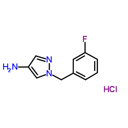 1-(3-FLUORO-BENZYL)-1H-PYRAZOL-4-YLAMINE HYDROCHLORIDE picture