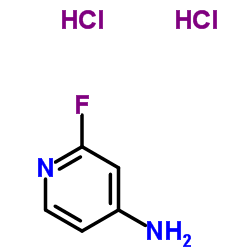 2-Fluoro-4-pyridinamine dihydrochloride结构式