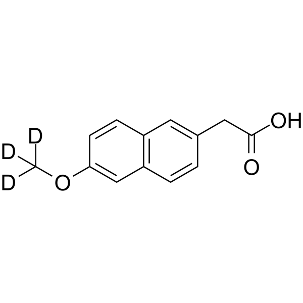 Desmethyl Naproxen-d3结构式