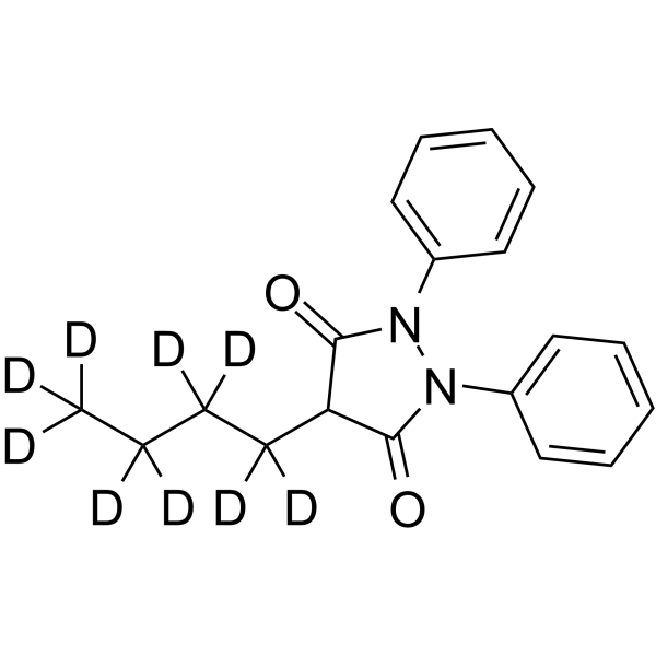 Phenylbutazone-d9结构式