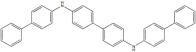 N4,N4'-di([1,1'-biphenyl]-4-yl)-[1,1'-biphenyl]-4,4'-diamine Structure