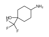 4-amino-1-(trifluoromethyl)cyclohexan-1-ol结构式
