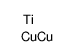 copper,titanium(4:1)结构式