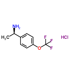 (R)-1-(4-(Trifluoromethoxy)phenyl)ethanamine hydrochloride Structure