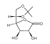 5,6-O-isopropylidene-L-gulonic acid γ-lactone Structure