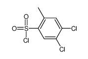 4,5-dichloro-2-methylbenzenesulfonyl chloride(SALTDATA: FREE)结构式