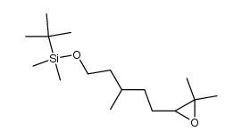 (+/-)-6,7-epoxy-3,7-dimethyloctyl-tert-butyldimethylsilylether Structure