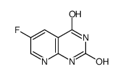 6-氟吡啶并[2,3-d]嘧啶-2,4-二醇结构式