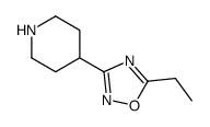 5-ETHYL-3-(PIPERIDIN-4-YL)-1,2,4-OXADIAZOLE structure