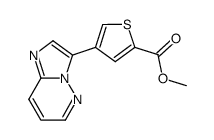 methyl 4-(imidazo[1,2-b]pyridazin-3-yl)thiophene-2-carboxylate Structure