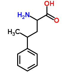 2-Amino-4-phenylpentanoic acid structure