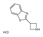 2-(azetidin-3-yl)-1,3-benzothiazole,hydrochloride Structure