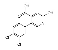 5-(3,4-dichlorophenyl)-2-oxo-1H-pyridine-4-carboxylic acid Structure