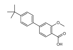 4-(4-tert-butylphenyl)-2-methoxybenzoic acid结构式
