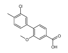 4-(3-chloro-4-methylphenyl)-3-methoxybenzoic acid Structure