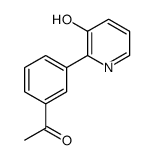 1-[3-(3-hydroxypyridin-2-yl)phenyl]ethanone结构式