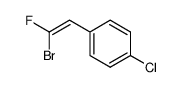 (2-bromo-2-fluorovinyl)-4-chlorobenzene Structure