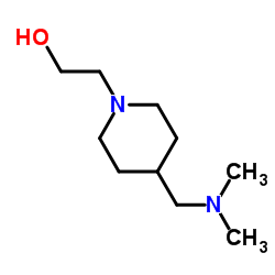 2-{4-[(Dimethylamino)methyl]-1-piperidinyl}ethanol Structure