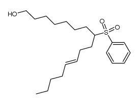 8-phenylsulfonyl-11E-hexadecen-1-ol Structure