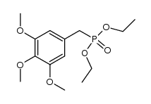 [(3,4,5-trimethoxyphenyl)methyl]phosphoric acid diethyl ester结构式