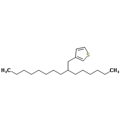 3-(2-hexyldecyl)-Thiophene structure