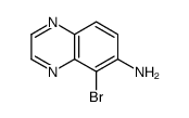 6-AMINOCHINOXALIN-5-BROMCHINOXALIN structure