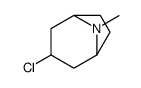 endo-3-chloro-8-methyl-8-Azabicyclo(3.2.1)octane结构式