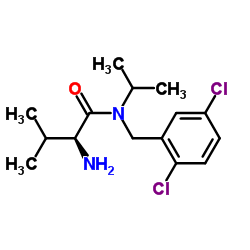 N-(2,5-Dichlorobenzyl)-N-isopropyl-L-valinamide Structure