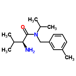 N-Isopropyl-N-(3-methylbenzyl)-L-valinamide结构式