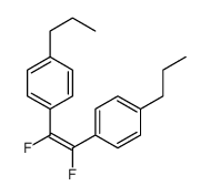 1-[1,2-difluoro-2-(4-propylphenyl)ethenyl]-4-propylbenzene Structure