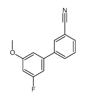 3-(3-fluoro-5-methoxyphenyl)benzonitrile结构式