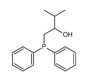 1-diphenylphosphanyl-3-methylbutan-2-ol结构式