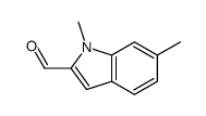 6-Bromo-1-methylindole-2-carbaldehyde Structure