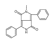 5-methyl-1,4-diphenyl-2H-pyrrolo[3,4-c]pyrrole-3,6-dione Structure