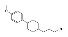 3-[4-(4-methoxyphenyl)cyclohexyl]propan-1-ol结构式