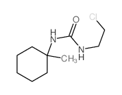 1-(2-chloroethyl)-3-(1-methylcyclohexyl)urea结构式