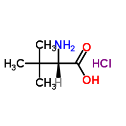 L-tert-leucine hydrochloride Structure