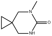 5-Methyl-5,7-diazaspiro[2.5]octan-6-one Structure