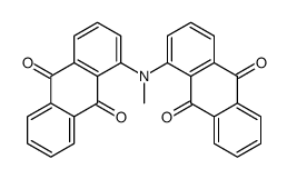 1-[(9,10-dioxoanthracen-1-yl)-methylamino]anthracene-9,10-dione结构式